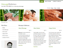 Tablet Screenshot of massagebattersea.co.uk